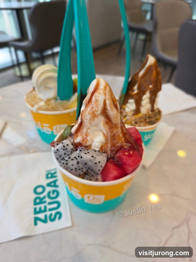 Frozen Yogurt with Fruit
