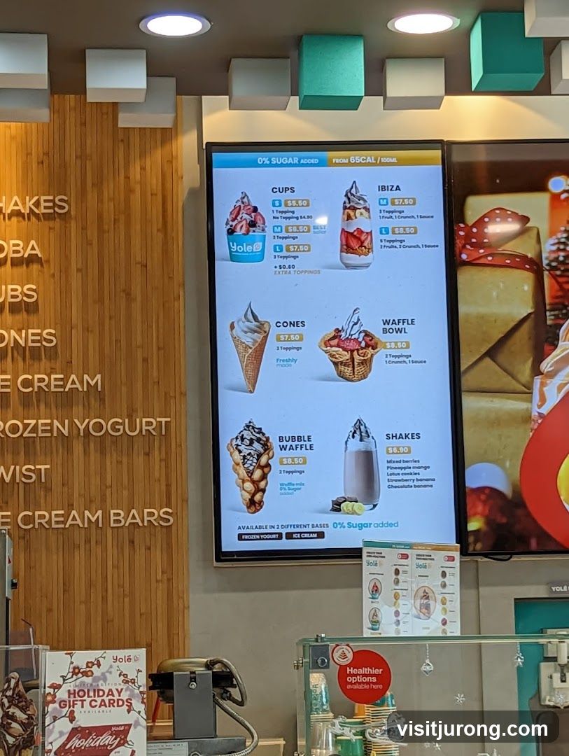 Yole Menu Board