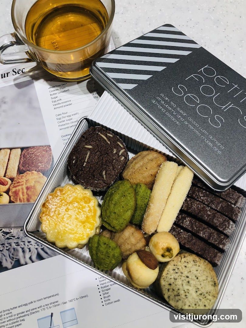 Assortment of Petit Fours Sec Cookies