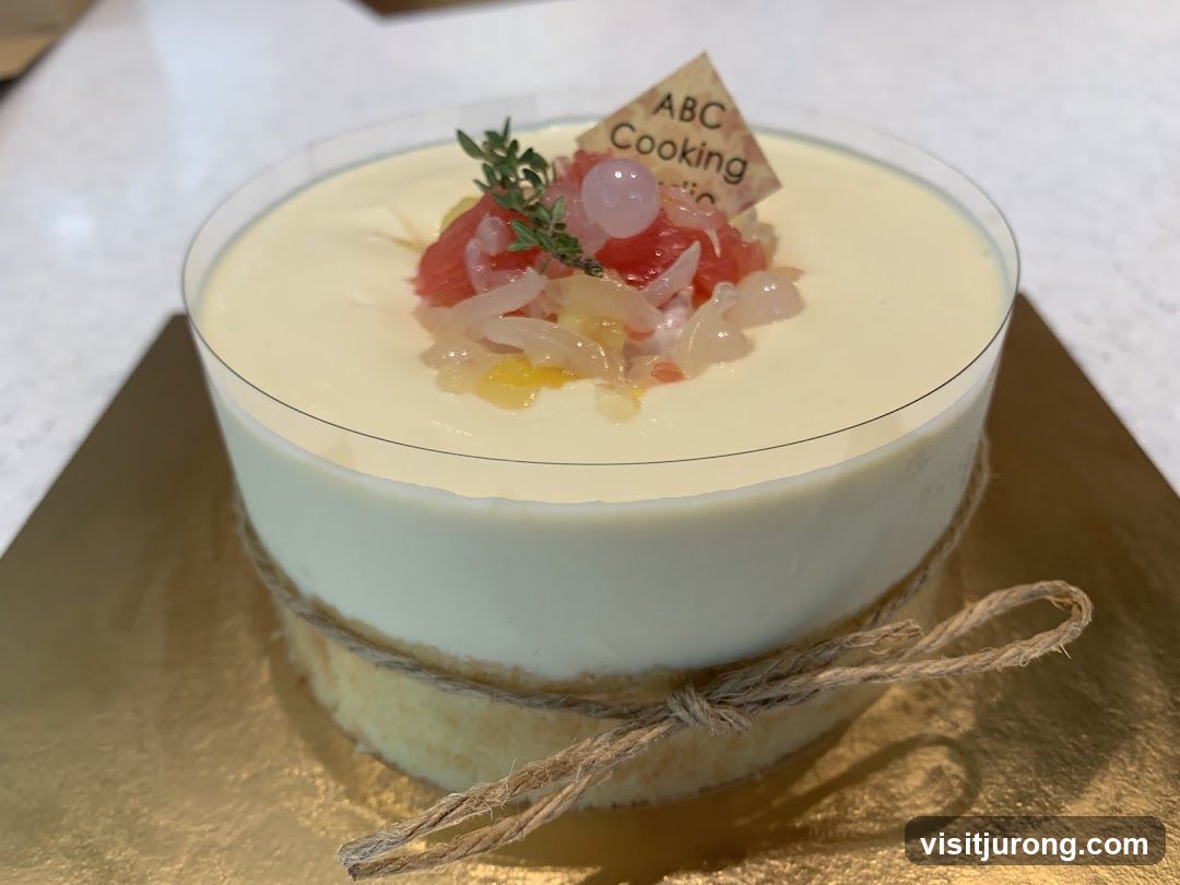 Dessert with Fruit Topping