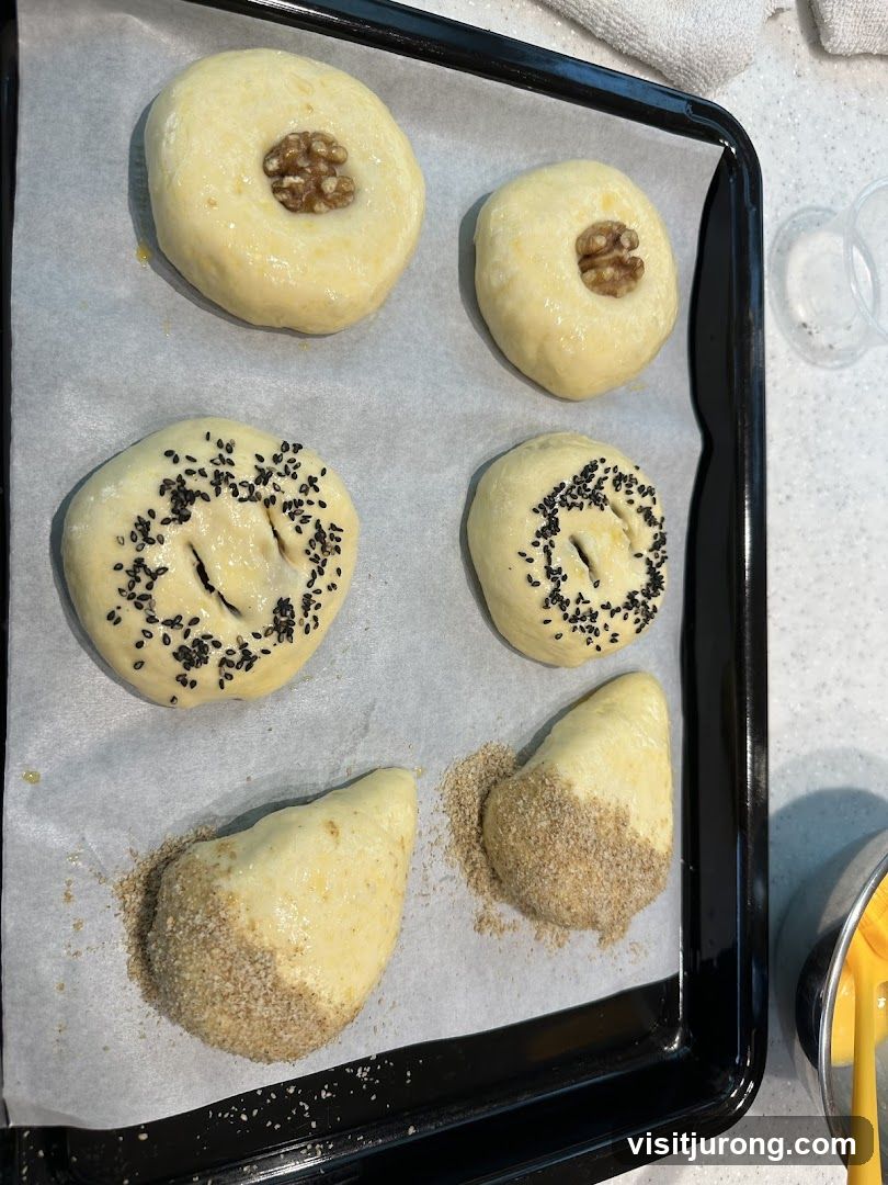 Unbaked Dough on Baking Sheet