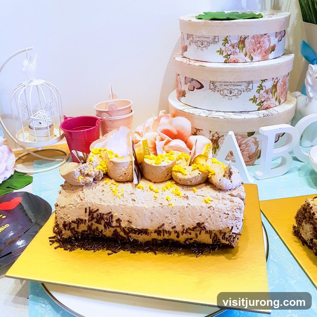 Chocolate Cake with Decorations