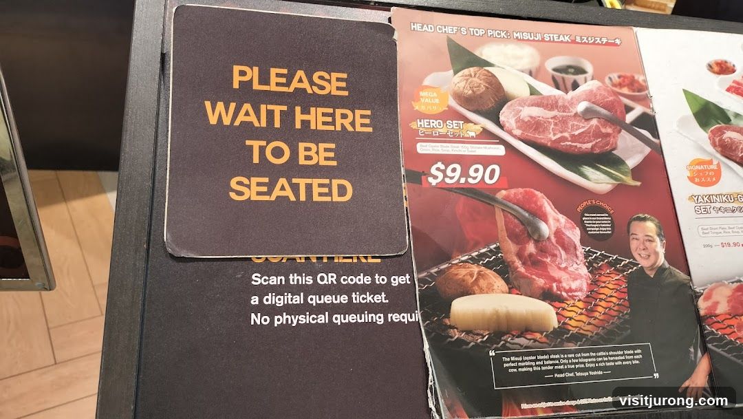 Restaurant Menu and Waiting Sign