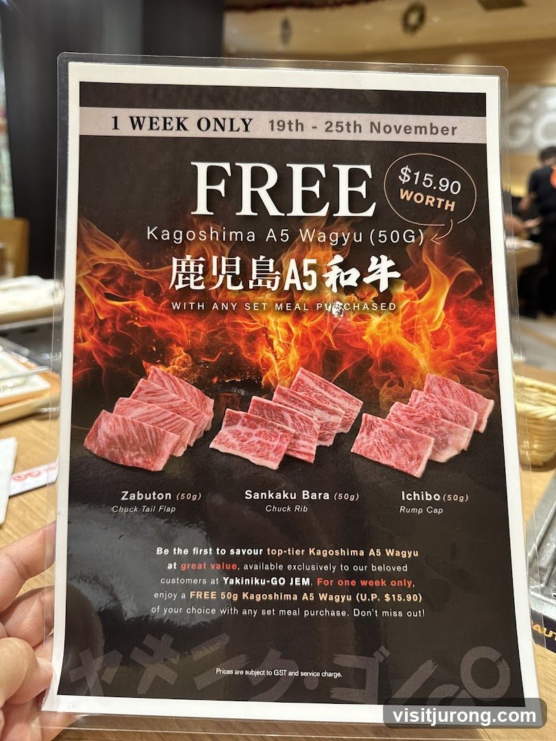Free Kagoshima A5 Wagyu Promotion