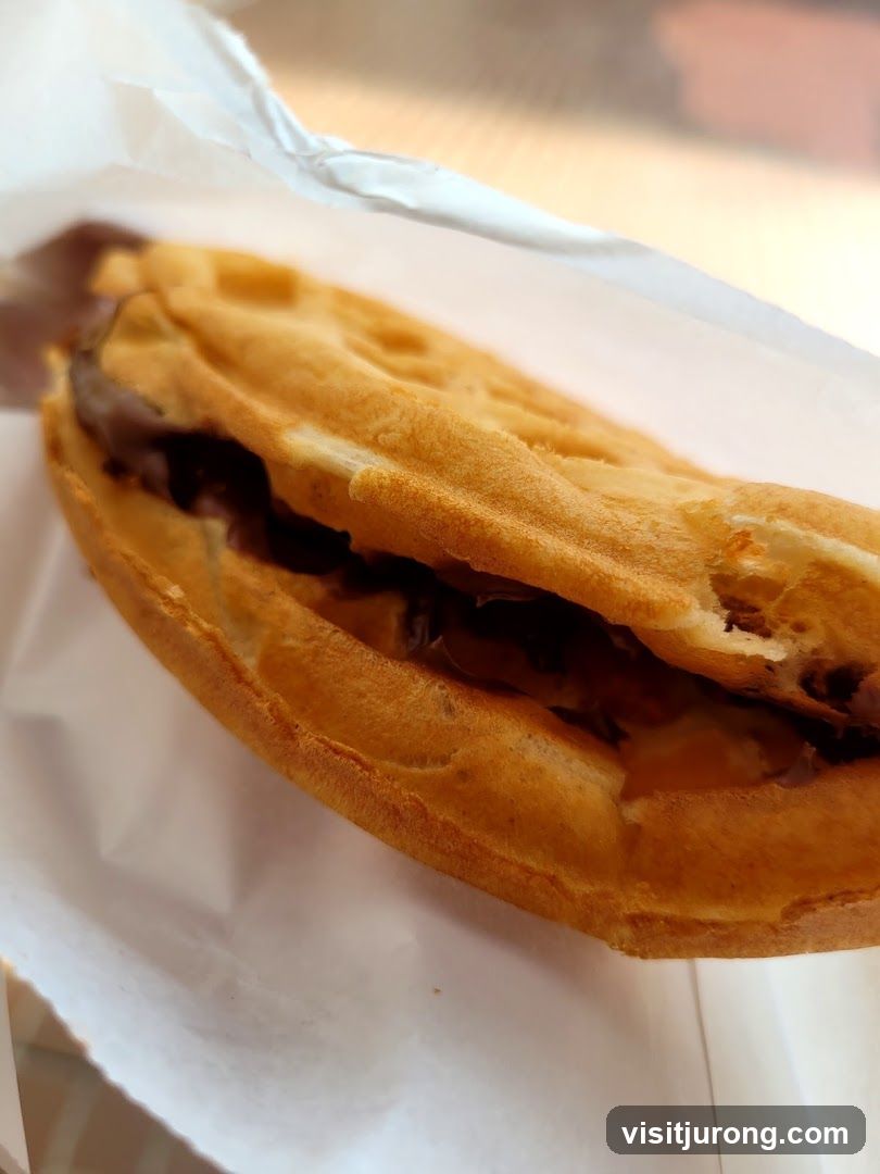 Waffle with Chocolate Filling