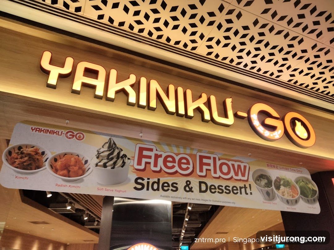 Yakiniku-Go Free Flow Sides & Dessert Sign