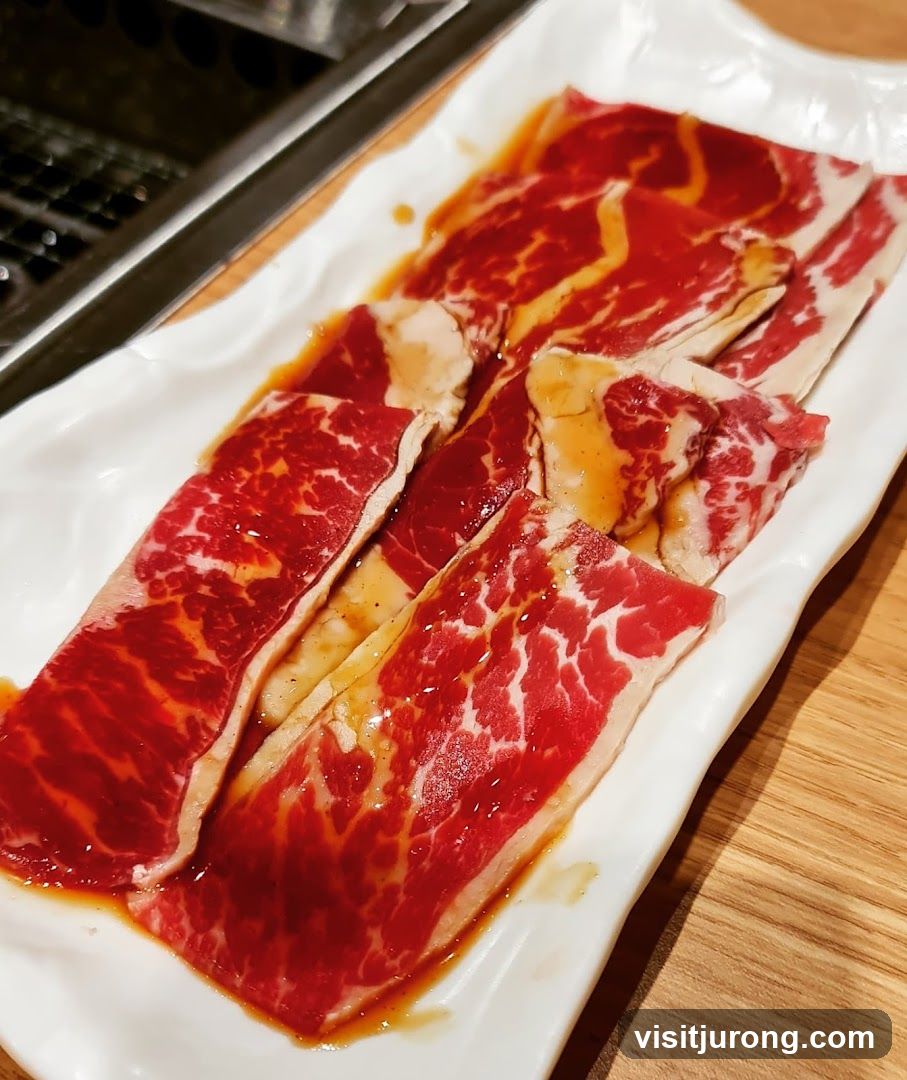 Marinated Beef Slices