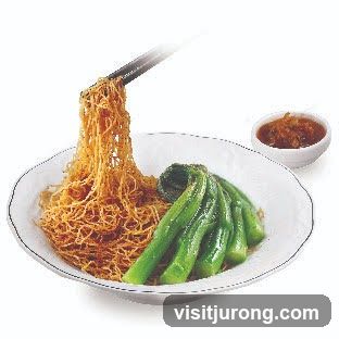 Crispy Noodles with Greens
