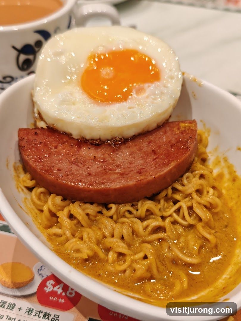 Spam and Egg Noodles