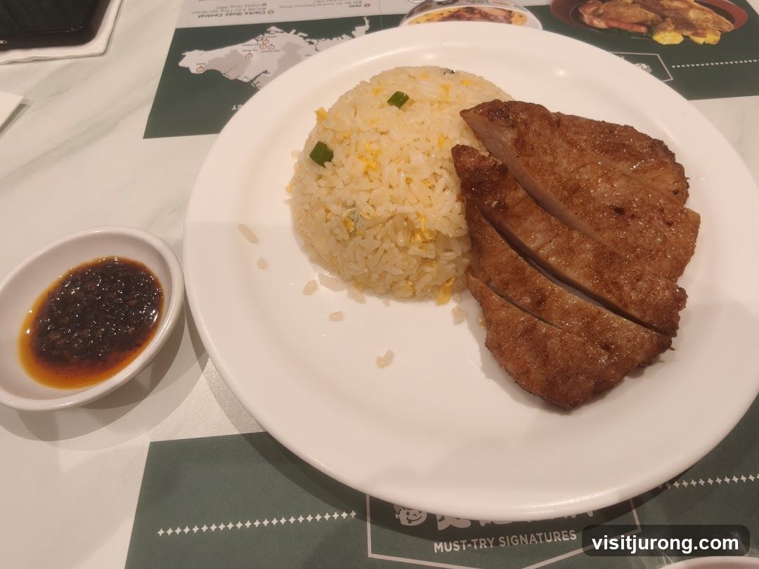 Pork Chop with Fried Rice