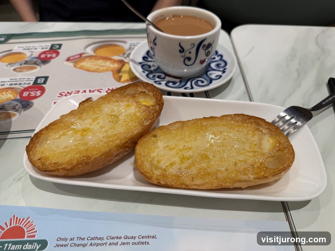 Toast with Butter and Tea