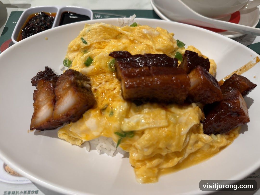 Scrambled Eggs with Char Siu Rice