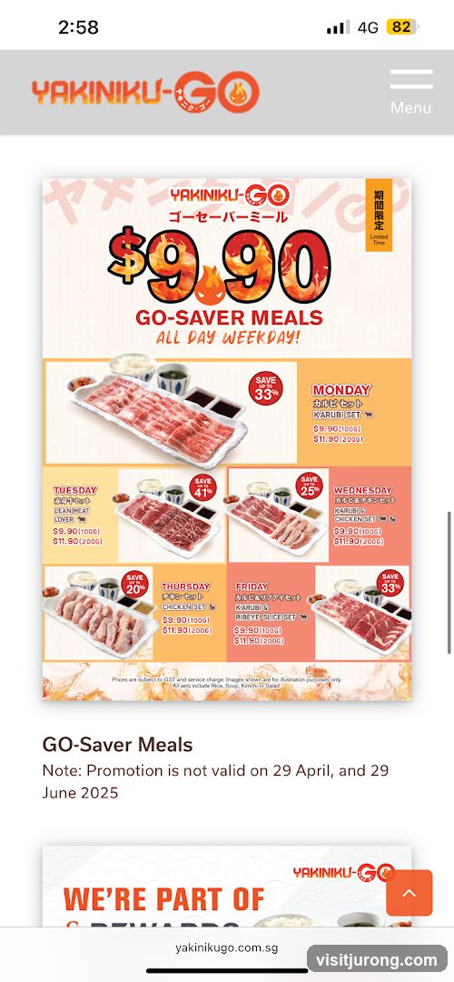YAKINIKU-GO GO-SAVER MEALS