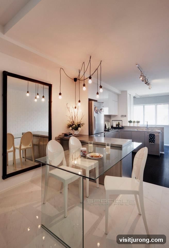 Modern Dining Area and Kitchen