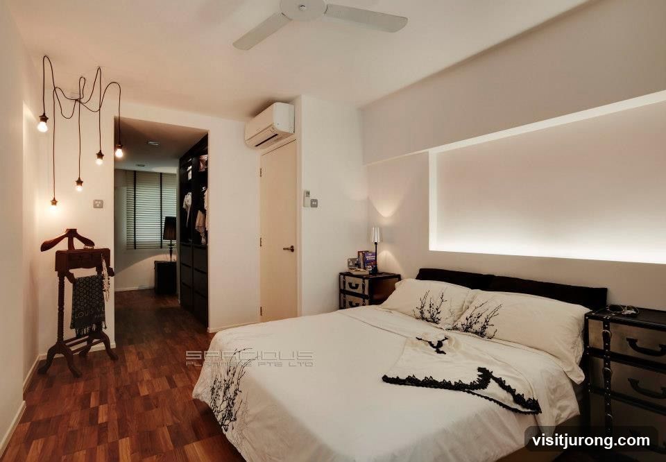 Modern Bedroom with Walk-in Closet