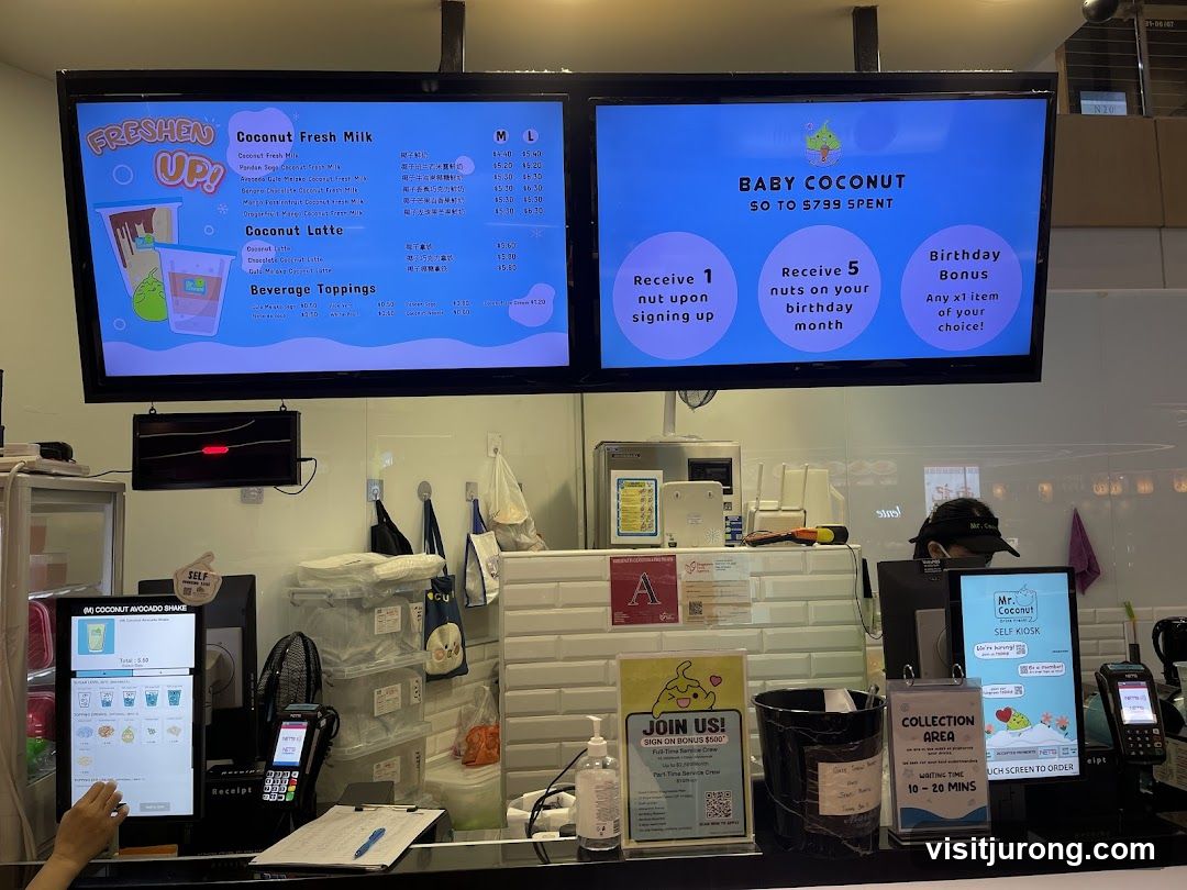 Mr. Coconut Menu and Promotions