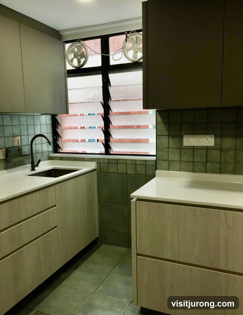 Modern Kitchen with Ventilation