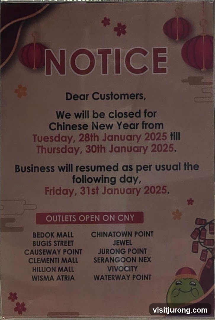 Chinese New Year Notice