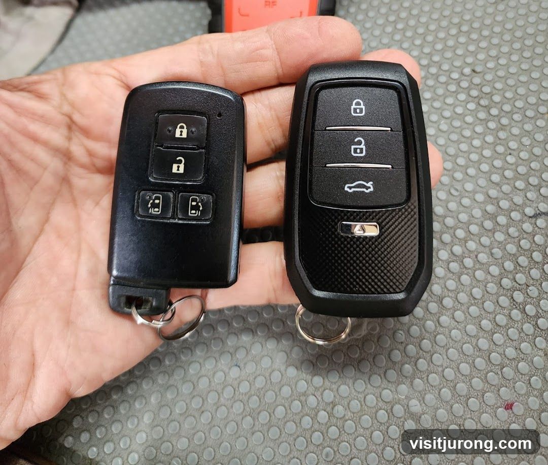 Two Car Key Fobs