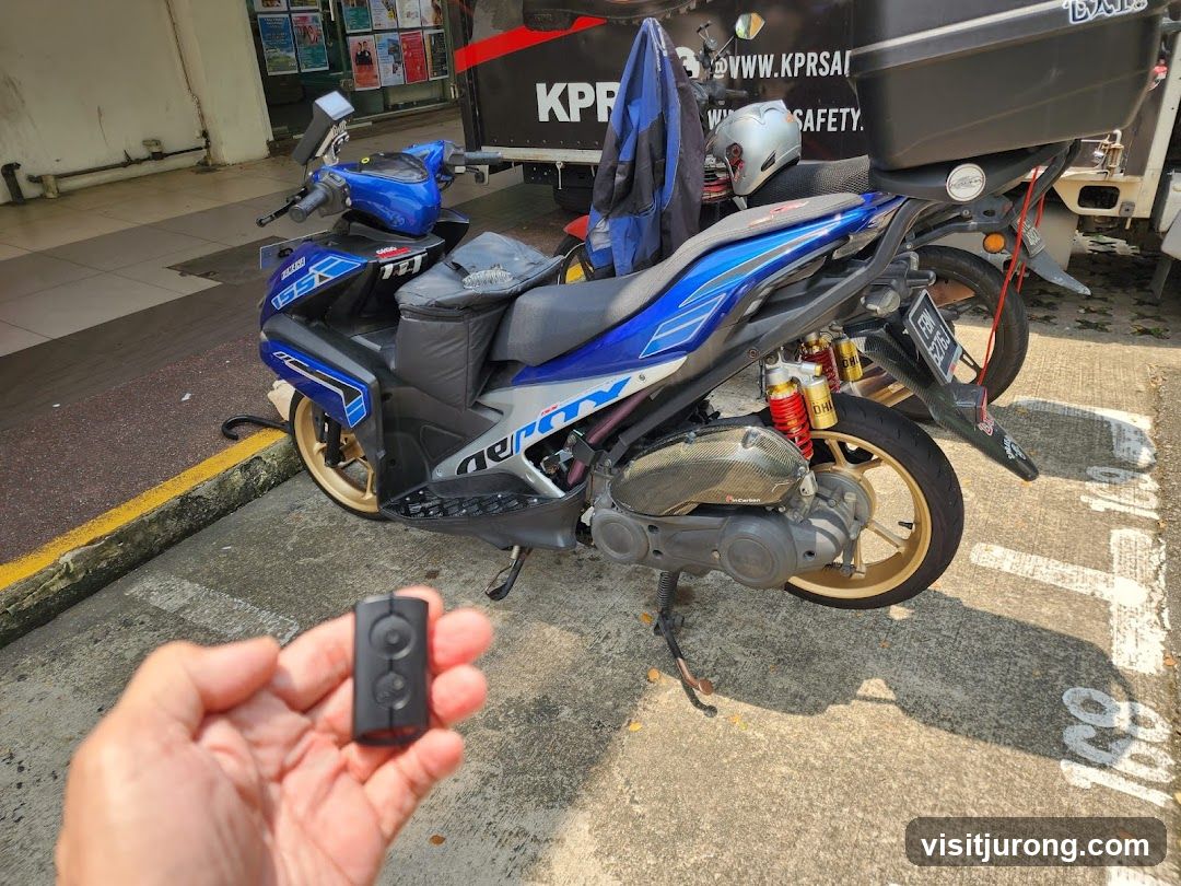 Motorcycle and Remote