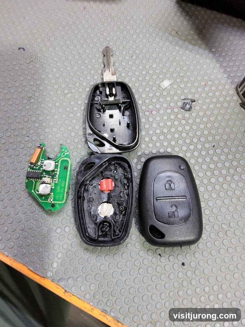 Car Key Disassembled