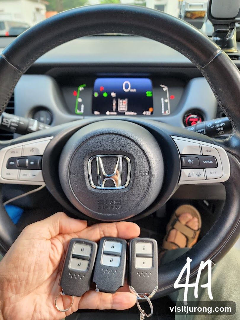 Car Keys and Dashboard