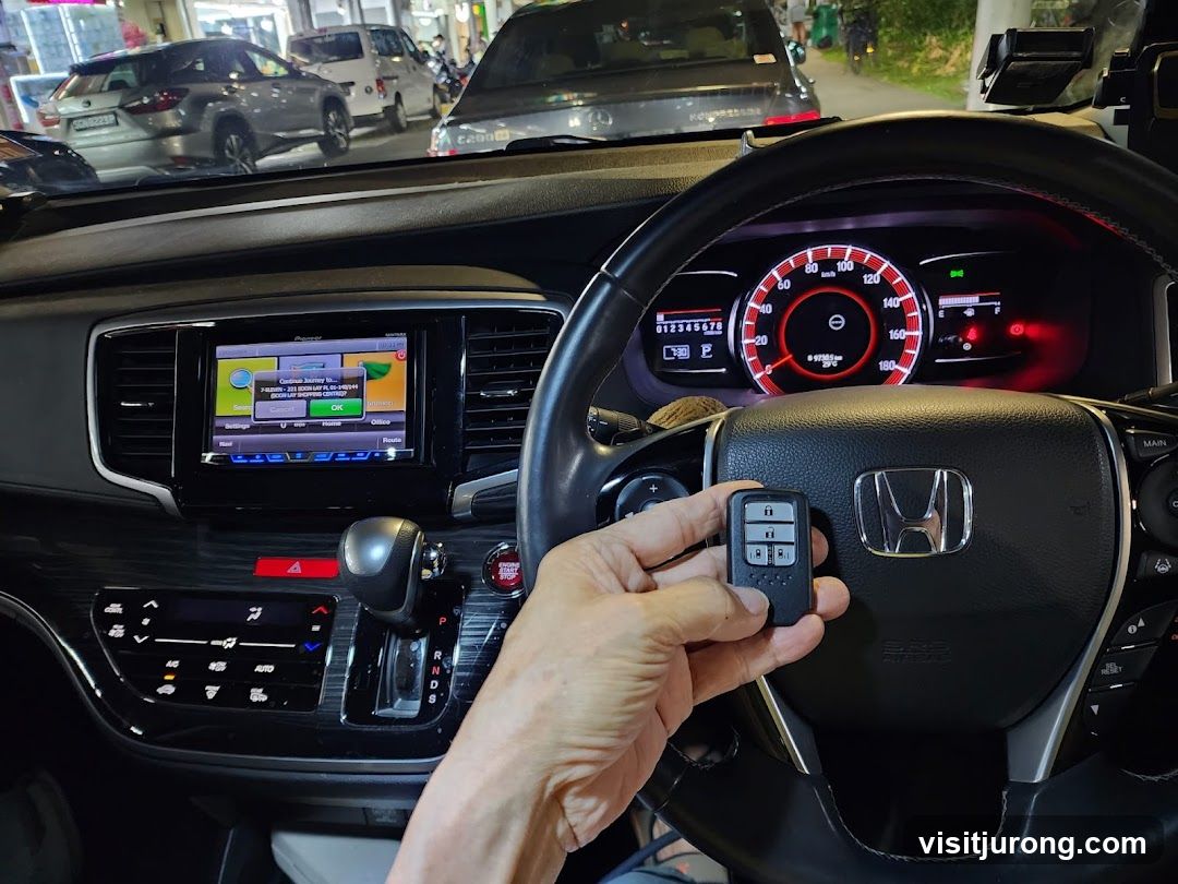 Car Interior with Navigation