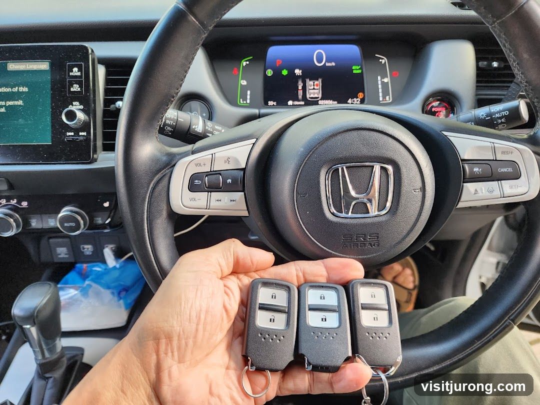 Car Keys and Dashboard