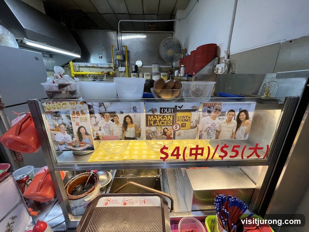 Food stall display