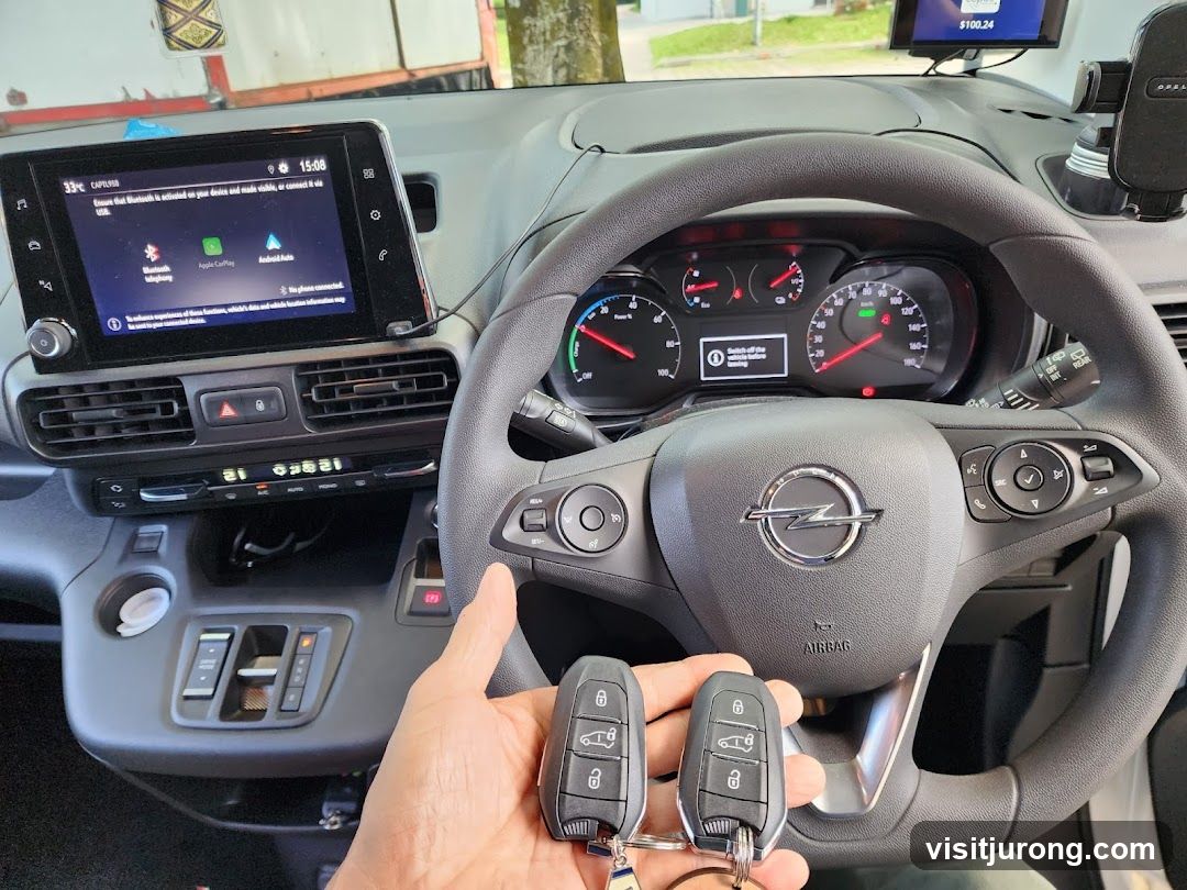 Car Interior with Keys