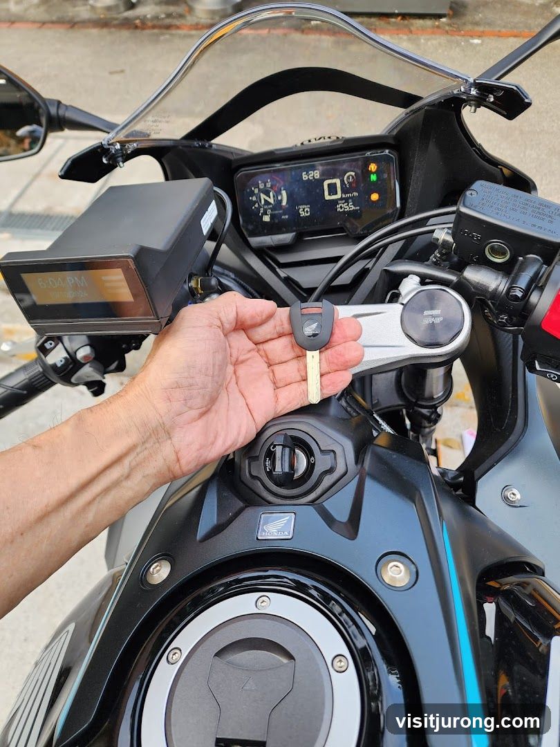 Motorcycle Ignition with Key