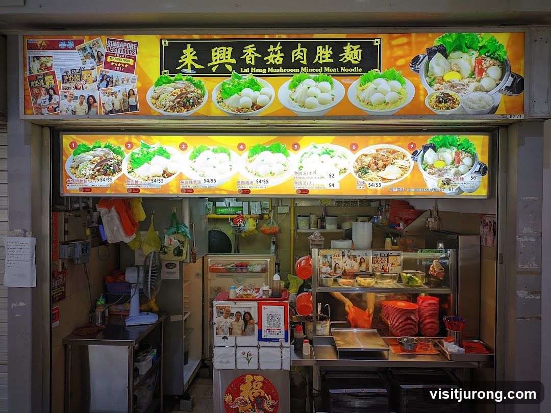 Lai Heng Mushroom Minced Meat Noodle Stall