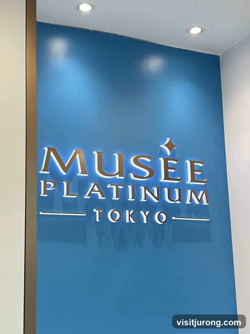 Musee Platinum Tokyo Sign