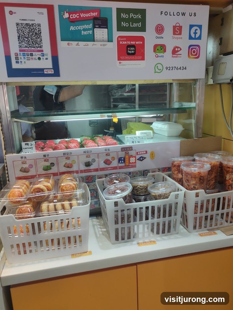 Food stall display