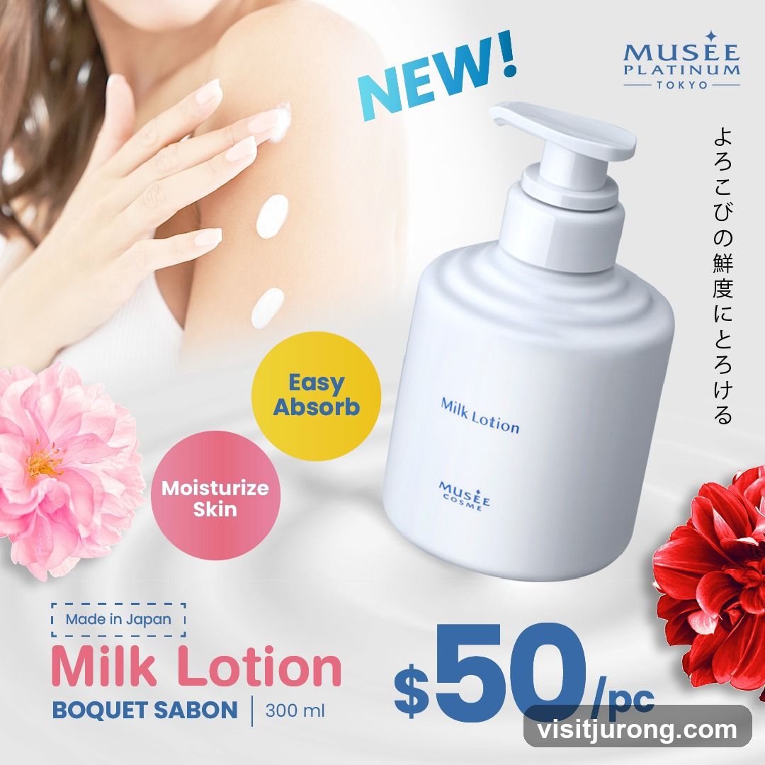 Milk Lotion Advertisement