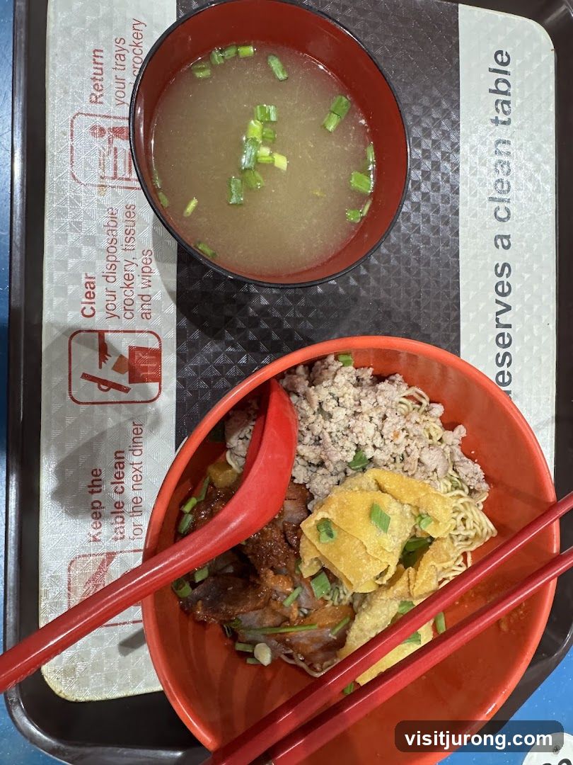 Noodles with soup