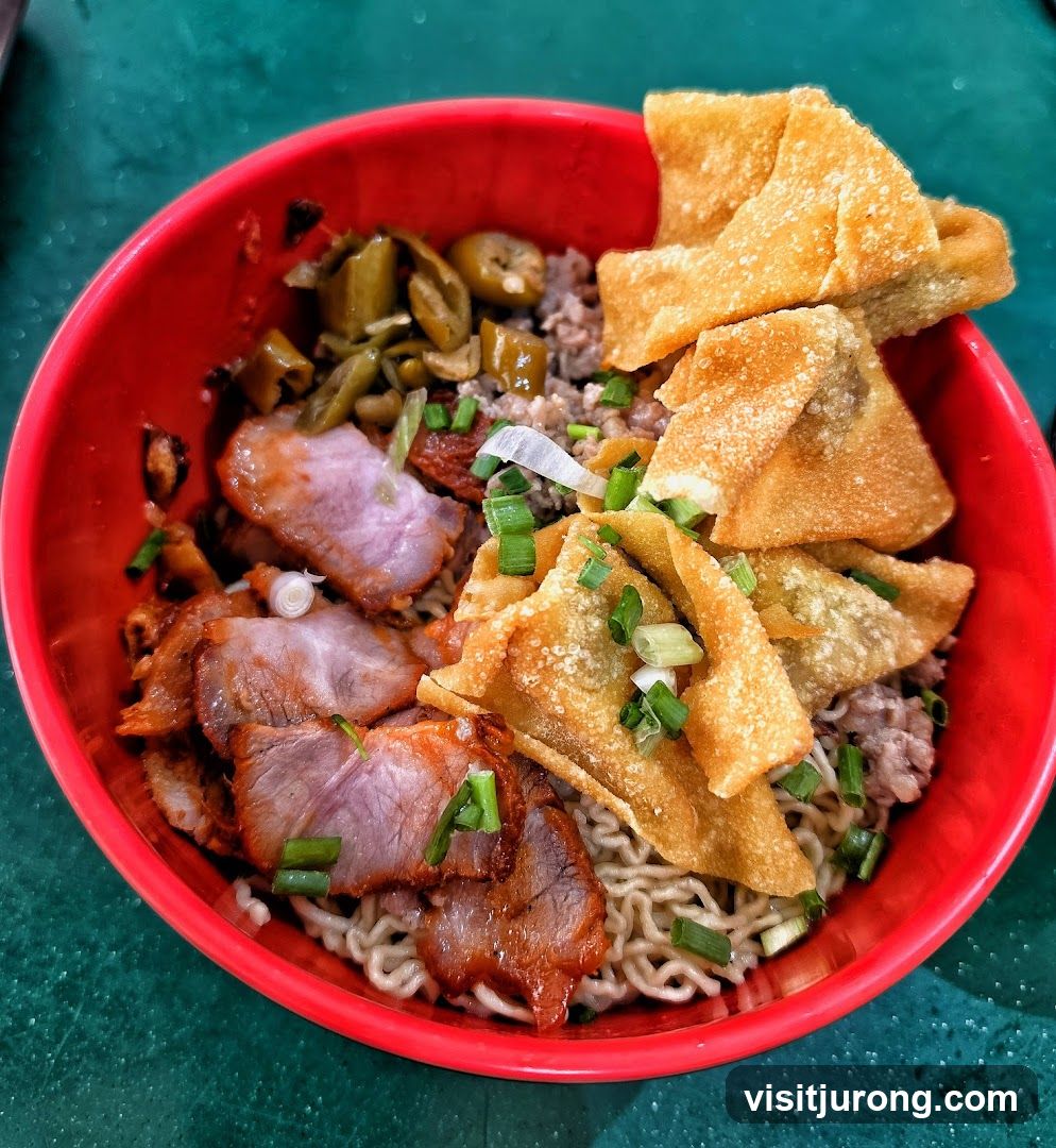Noodle Bowl with Char Siu and Wontons