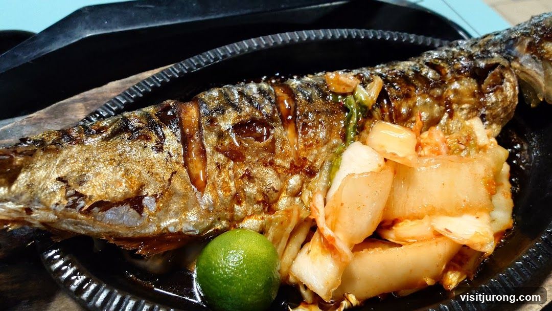 Grilled Fish with Kimchi