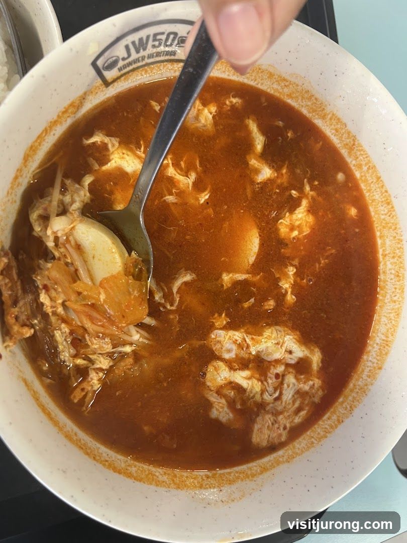Kimchi Soup with Egg