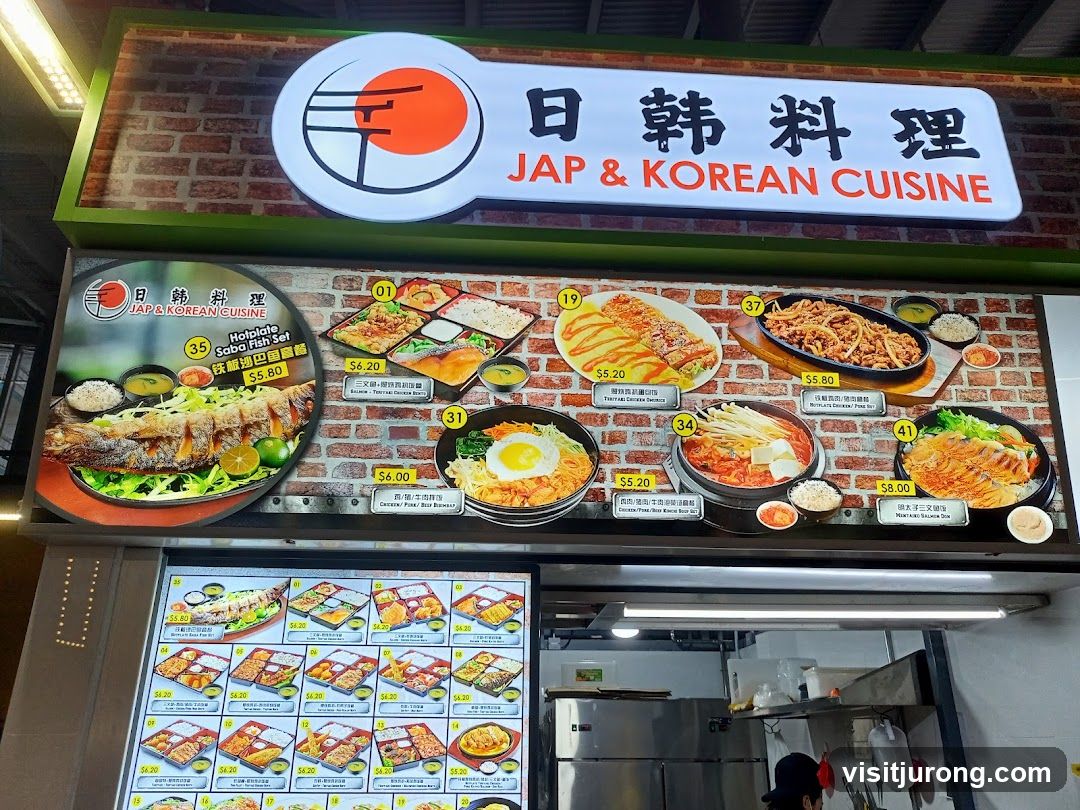 Jap & Korean Cuisine Menu
