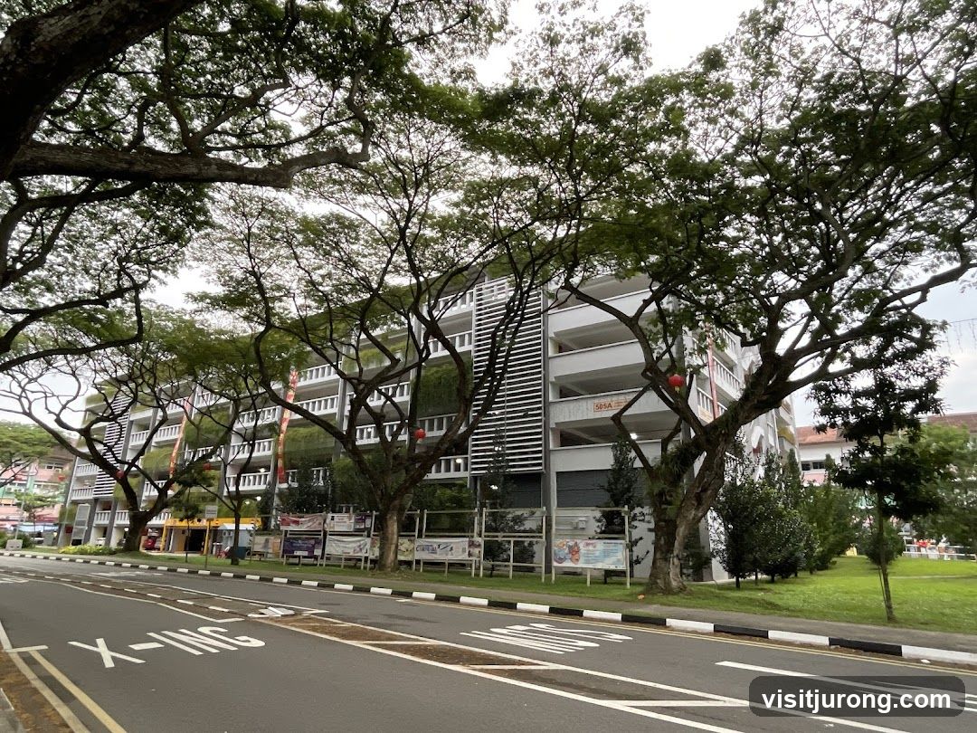 Street View with Building and Trees