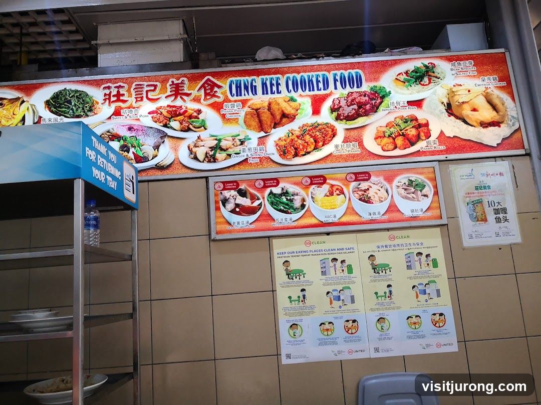 Chng Kee Cooked Food Menu