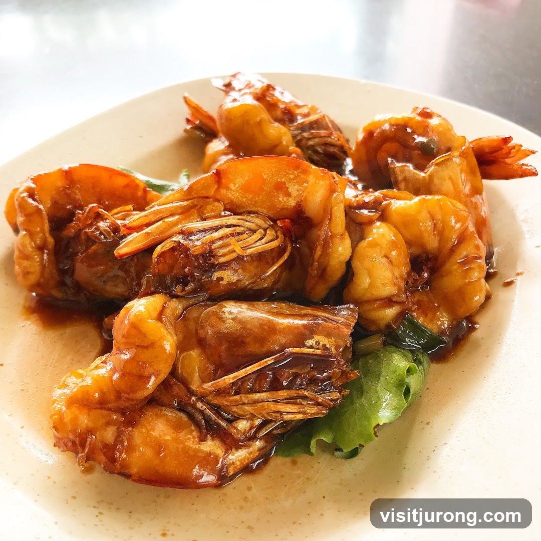 Braised Prawns