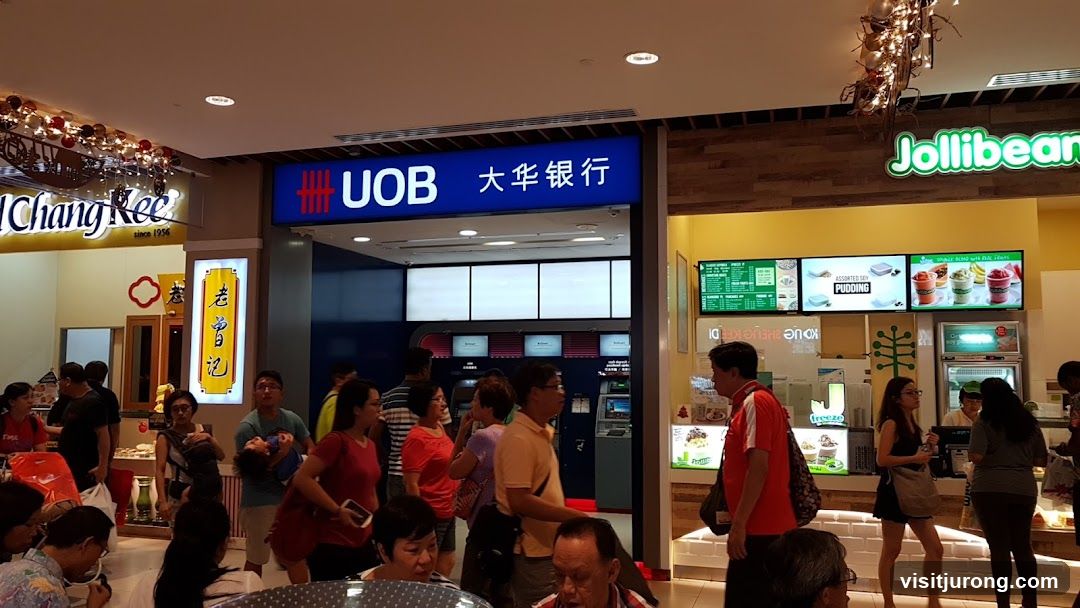 Mall Food Court with Bank