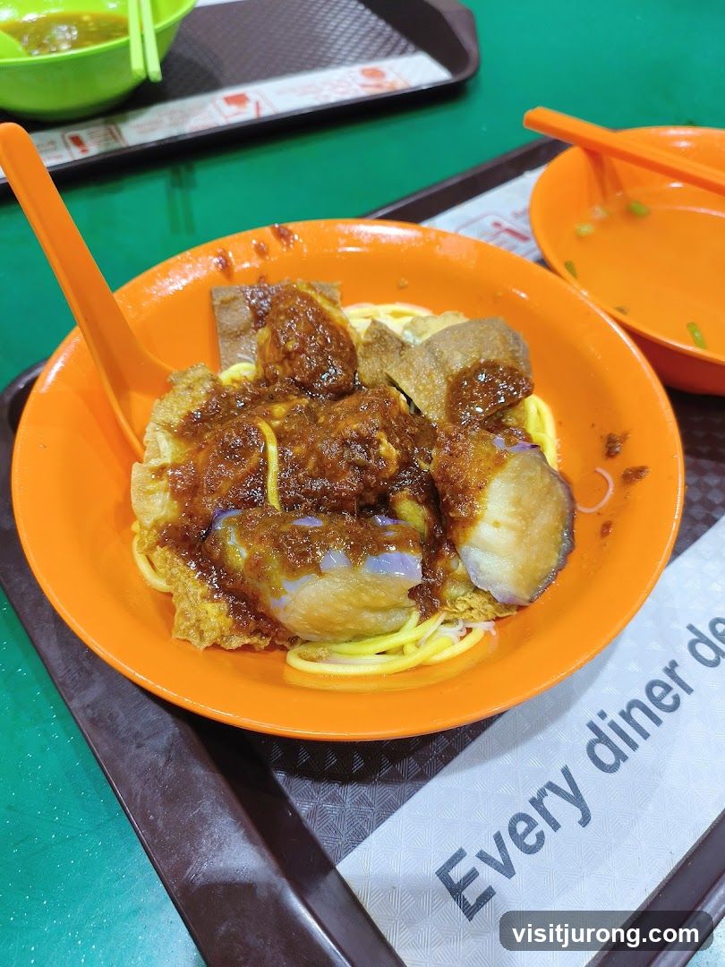 Noodle Dish with Eggplant and Tofu