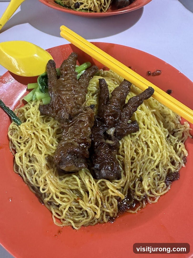 Noodles with Chicken Feet