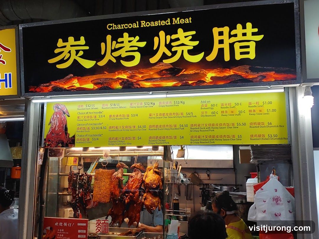 Charcoal Roasted Meat Menu