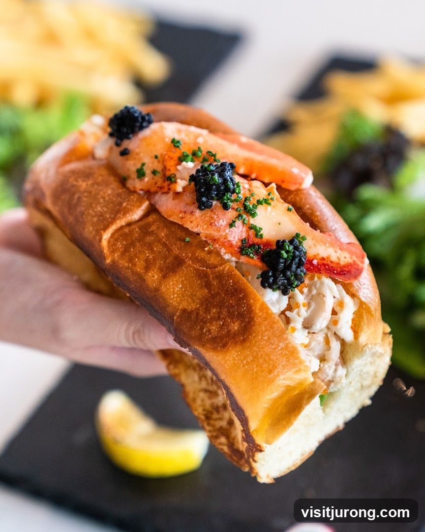 Lobster Roll with Caviar
