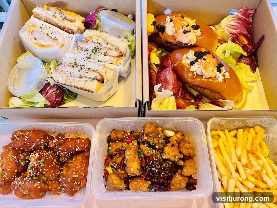 Takeout Food Assortment