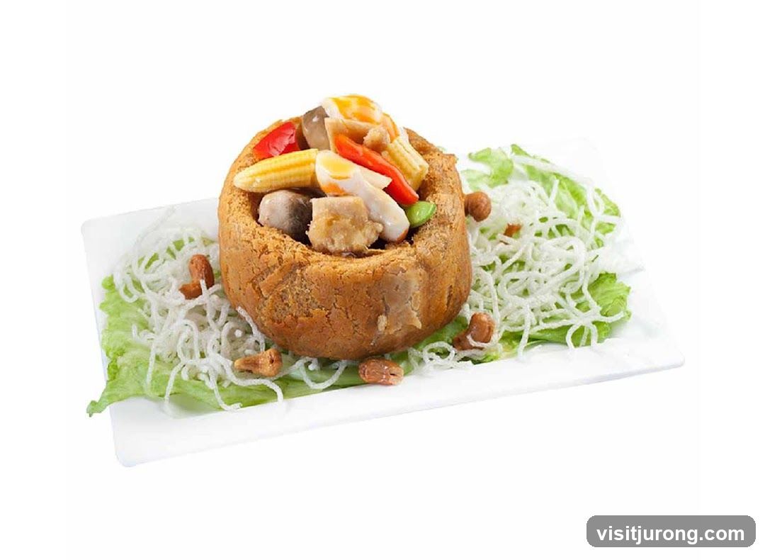 Bread Bowl with Seafood and Vegetables